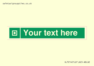 Custom sign safe condition Shipboard general alarm